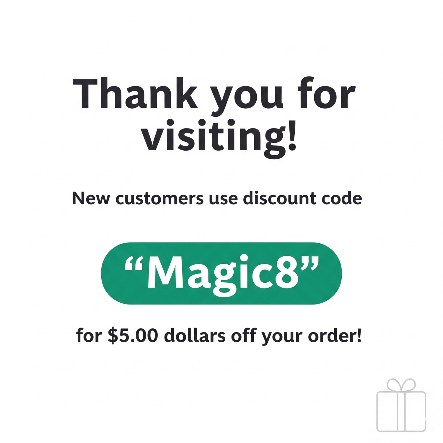 Discount offer 