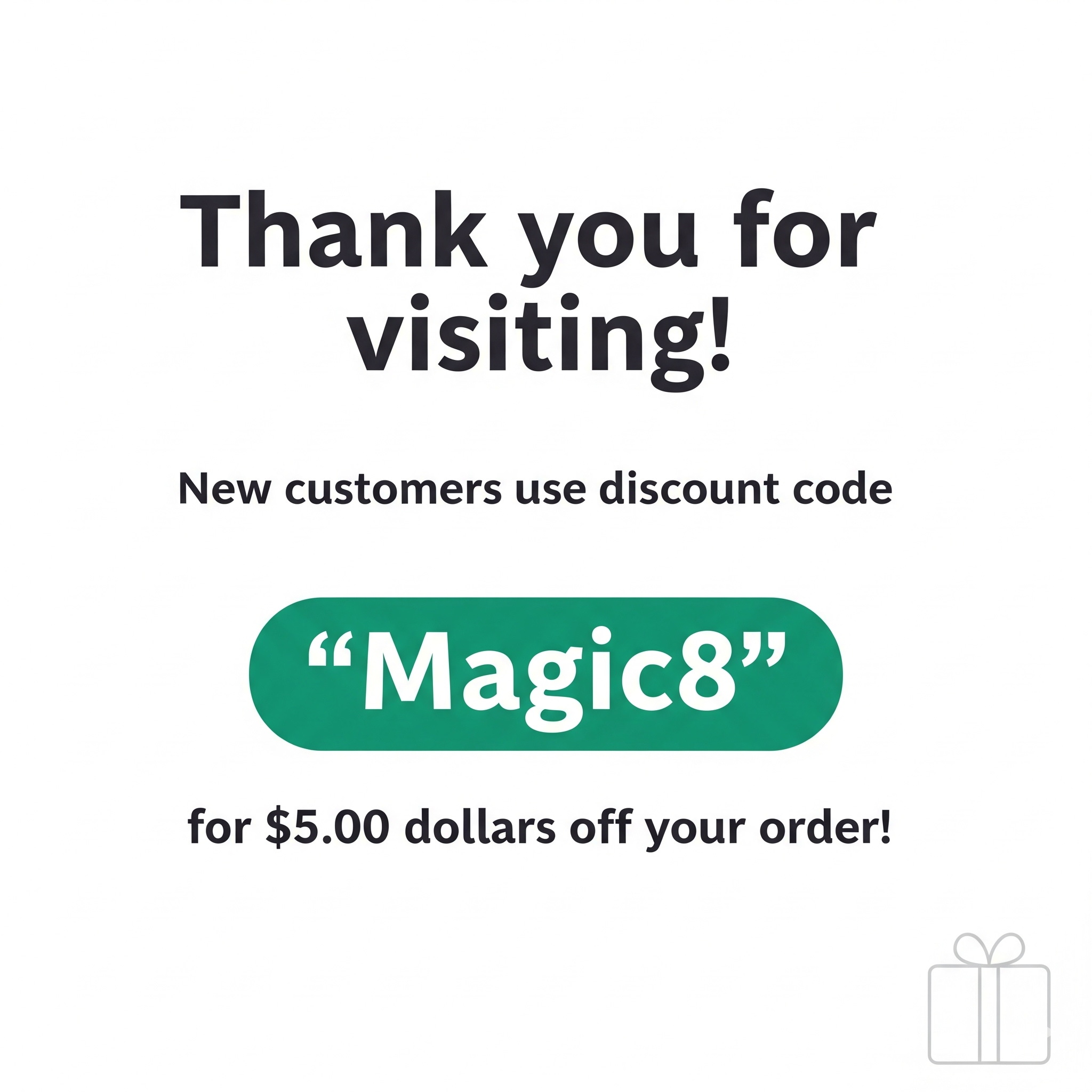 Discount offer 