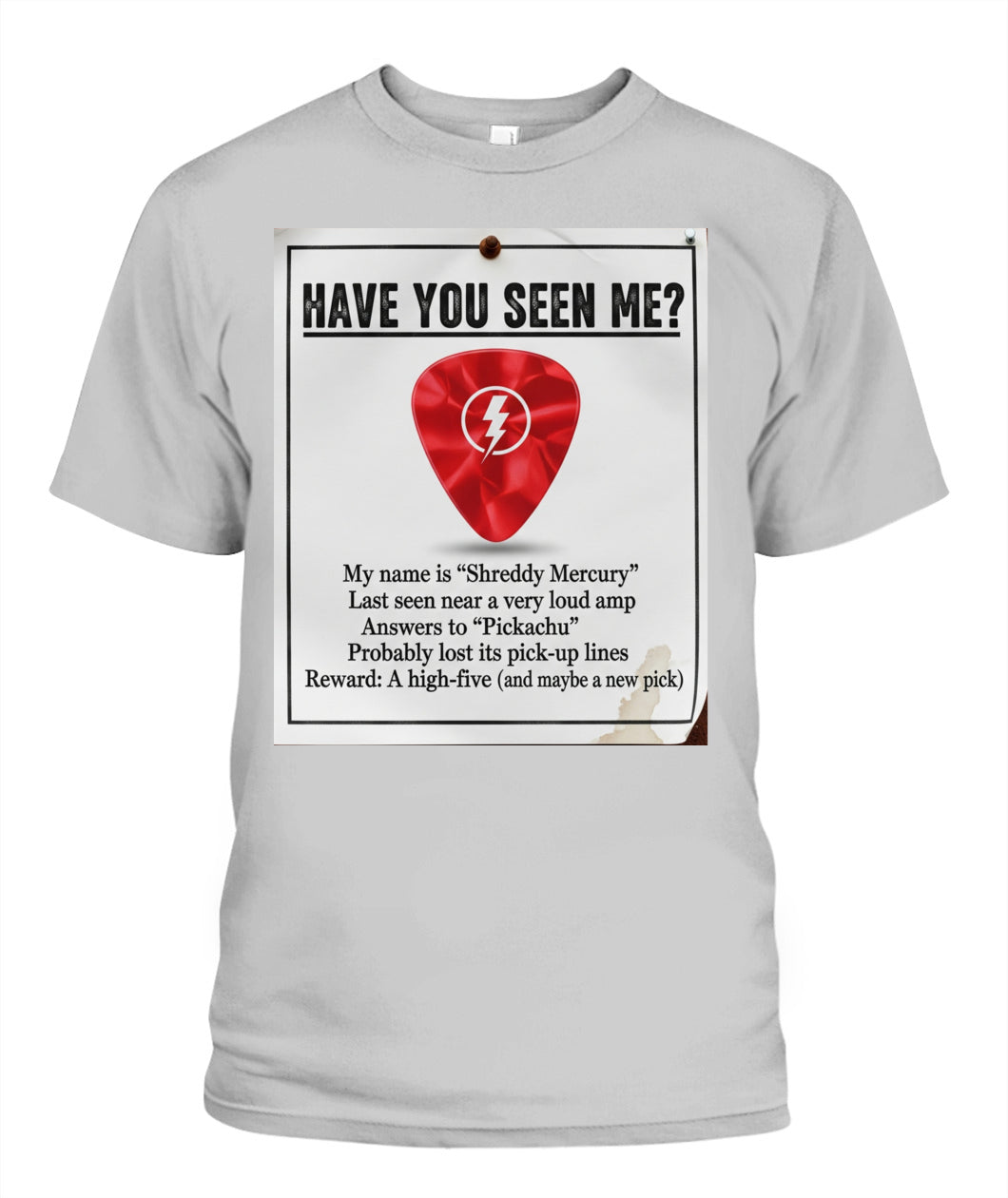 &quot;Have you seen me?&quot; Unisex Big &amp; Tall T-Shirt by Zuni Sportswear - Model ZS01BT