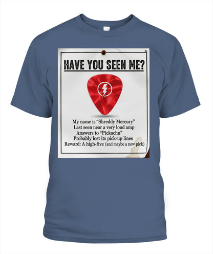 &quot;Have you seen me?&quot; Unisex Big &amp; Tall T-Shirt by Zuni Sportswear - Model ZS01BT
