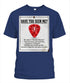 "Have you seen me?" Unisex Big & Tall T-Shirt by Zuni Sportswear - Model ZS01BT
