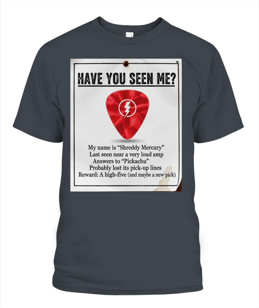&quot;Have you seen me?&quot; Unisex Big &amp; Tall T-Shirt by Zuni Sportswear - Model ZS01BT